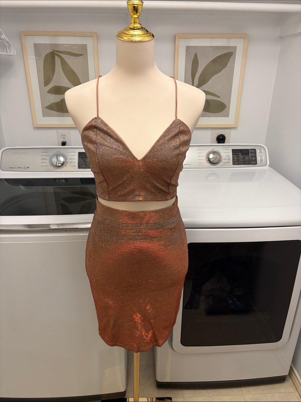 Used Lulu's Sparkle Two-Piece Set